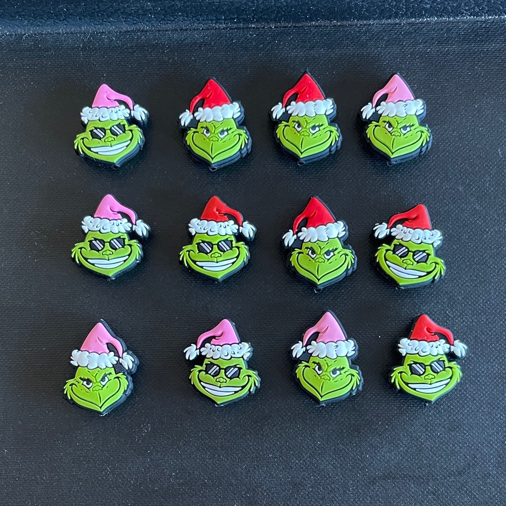 Grinch Christmas Lanyard Charms 🌺